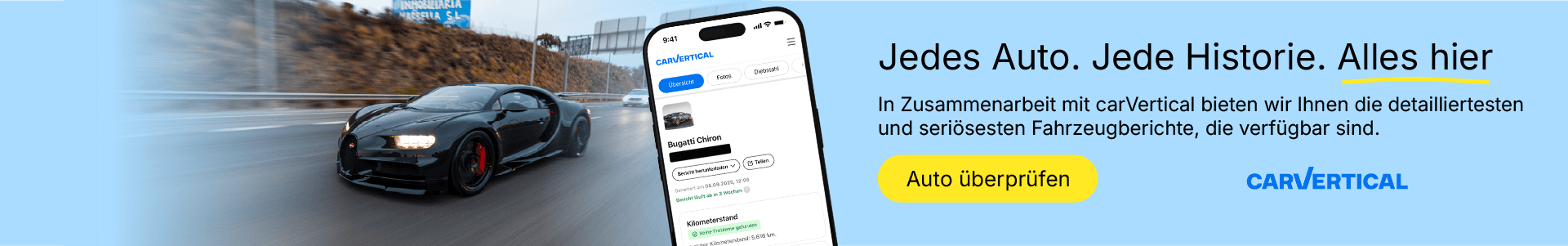 carVertical – Jedes Auto. Jede Historie. Alles hier.